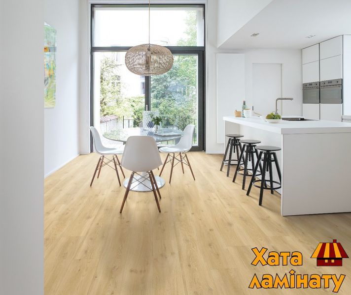 Кварц вінілова плитка для підлоги Quick-Step Blos base Drift oak beige AVSPT40018 фото