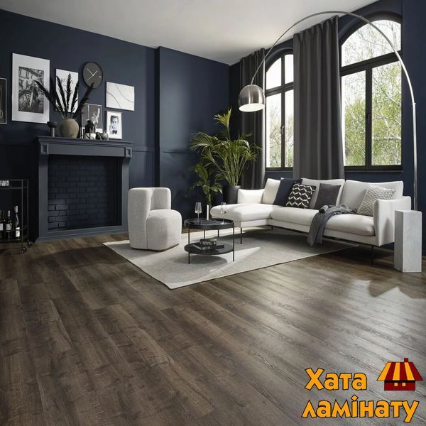Кварц виниловая плитка для пола Wineo 400 DB Wood XL&nbsp;Comfort&nbsp;Oak&nbsp;Dark DB299WXL фото