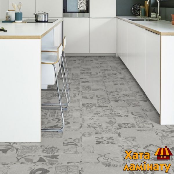 SPC виниловая плитка для пола Tarkett Elegance Rigid 55 Medina Grey 280008018 фото