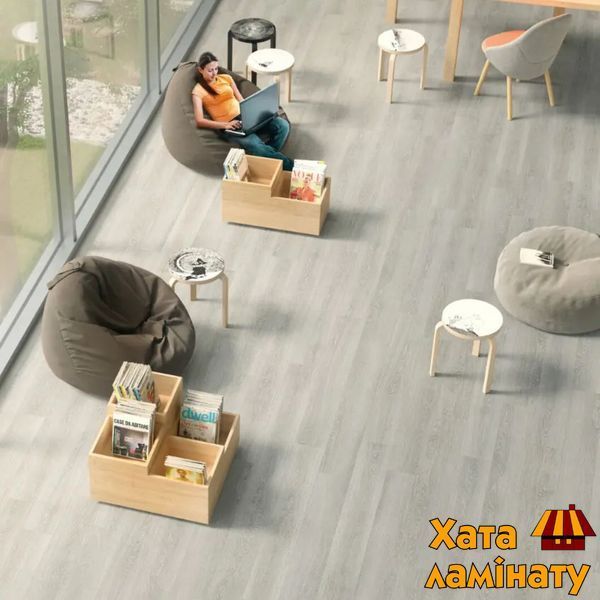 Кварц вінілова плитка для підлоги Gerflor Creation 55 CHARMING OAK GREY 1279  41951279 фото