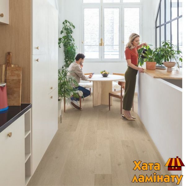 Кварц вінілова плитка для підлоги Quick-Step Blos Coast oak sand AVSPU40322 фото