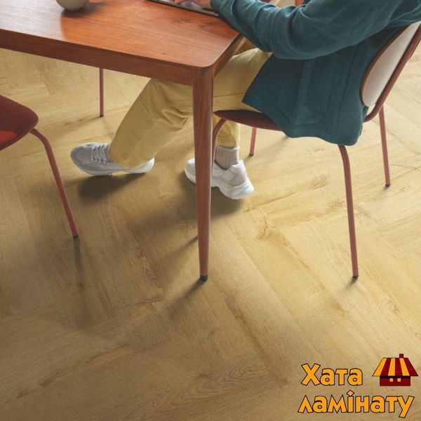 Кварц вінілова плитка для підлоги Quick-Step Pristine Herringbone Fall oak natural SGHBC20335 фото