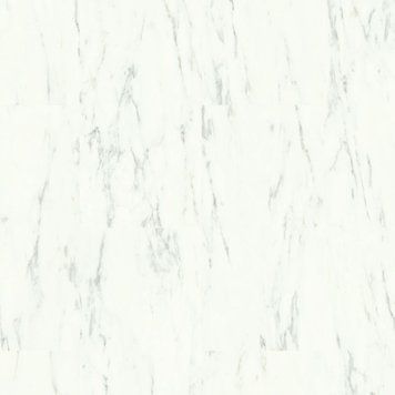 Кварц виниловая плитка для пола Quick-Step Oro Marble Carrara White AVSTU40136 фото