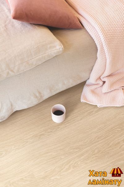 Кварц вінілова плитка для підлоги Quick-Step Bloom Pure oak blush AVMPU40097 фото
