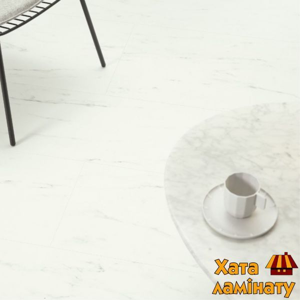 Кварц виниловая плитка для пола Quick-Step Oro Marble Carrara White AVSTU40136 фото